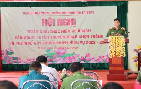 Triển khai kế hoạch tuyên truyền, ngăn chặn trồng và phá nhổ cây thuốc phiện