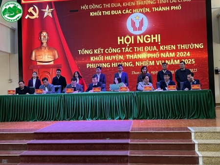 Tổng kết công tác thi đua, khen thưởng Khối huyện, thành phố năm 2024