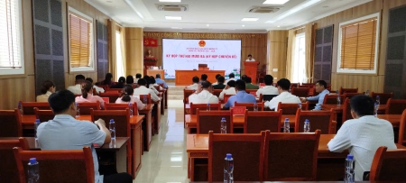 Kỳ họp thứ hai mươi ba (Kỳ họp chuyên đề) HĐND huyện Mường Tè