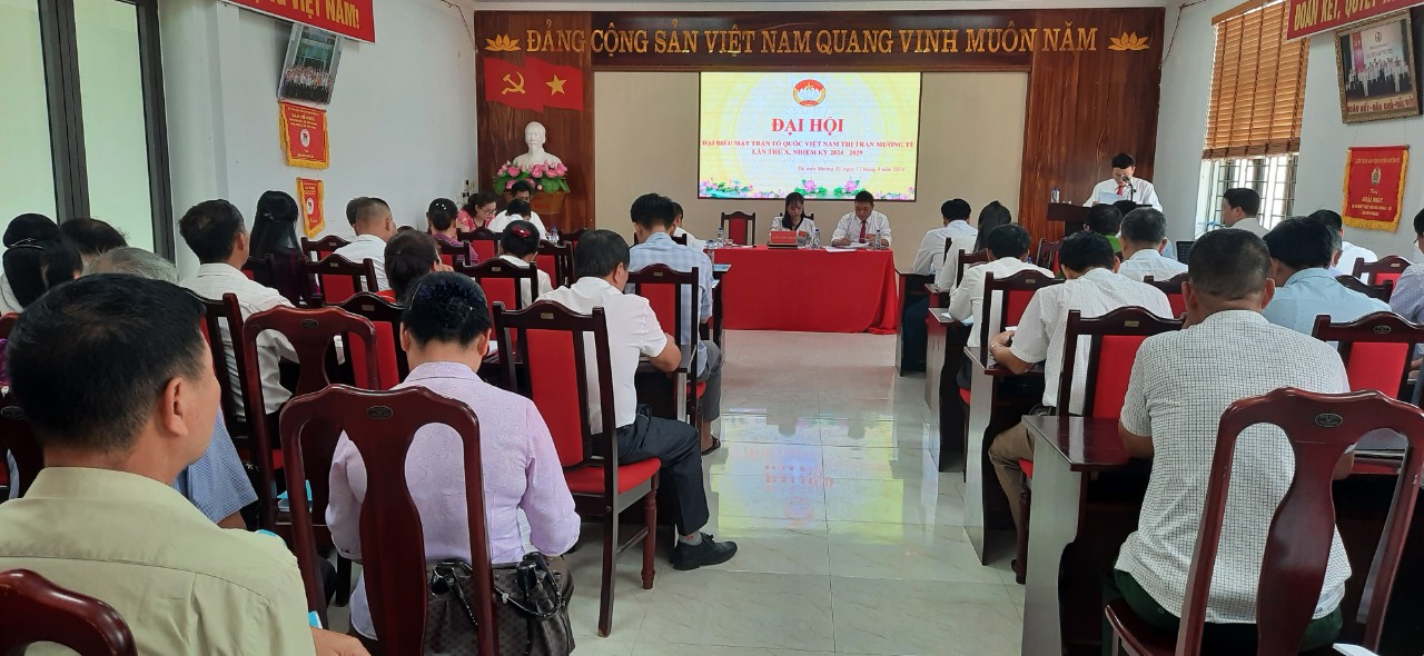 Đại hội đại biểu Mặt trận Tổ quốc Việt Nam Thị trấn Mường Tè lần thứ X, nhiệm kỳ 2024-2029