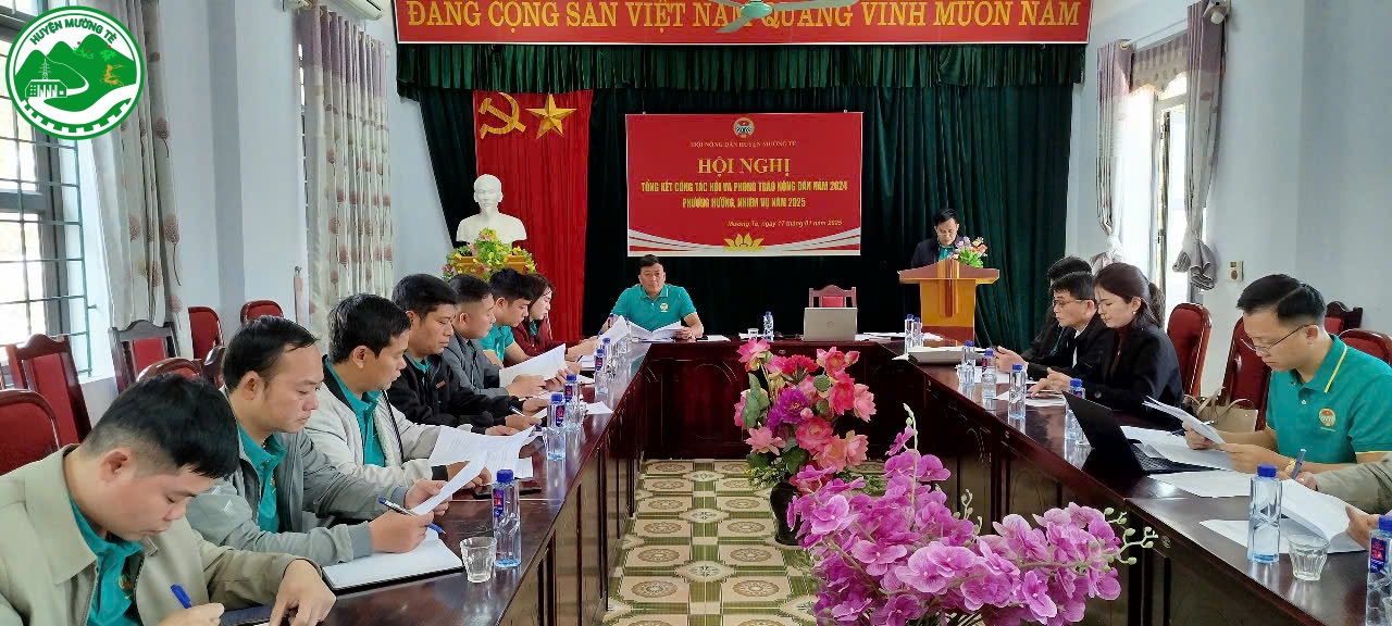 Hội nghị Tổng kết công tác Hội và Phong trào Nông dân năm 2024, phương hướng, nhiệm vụ năm 2025